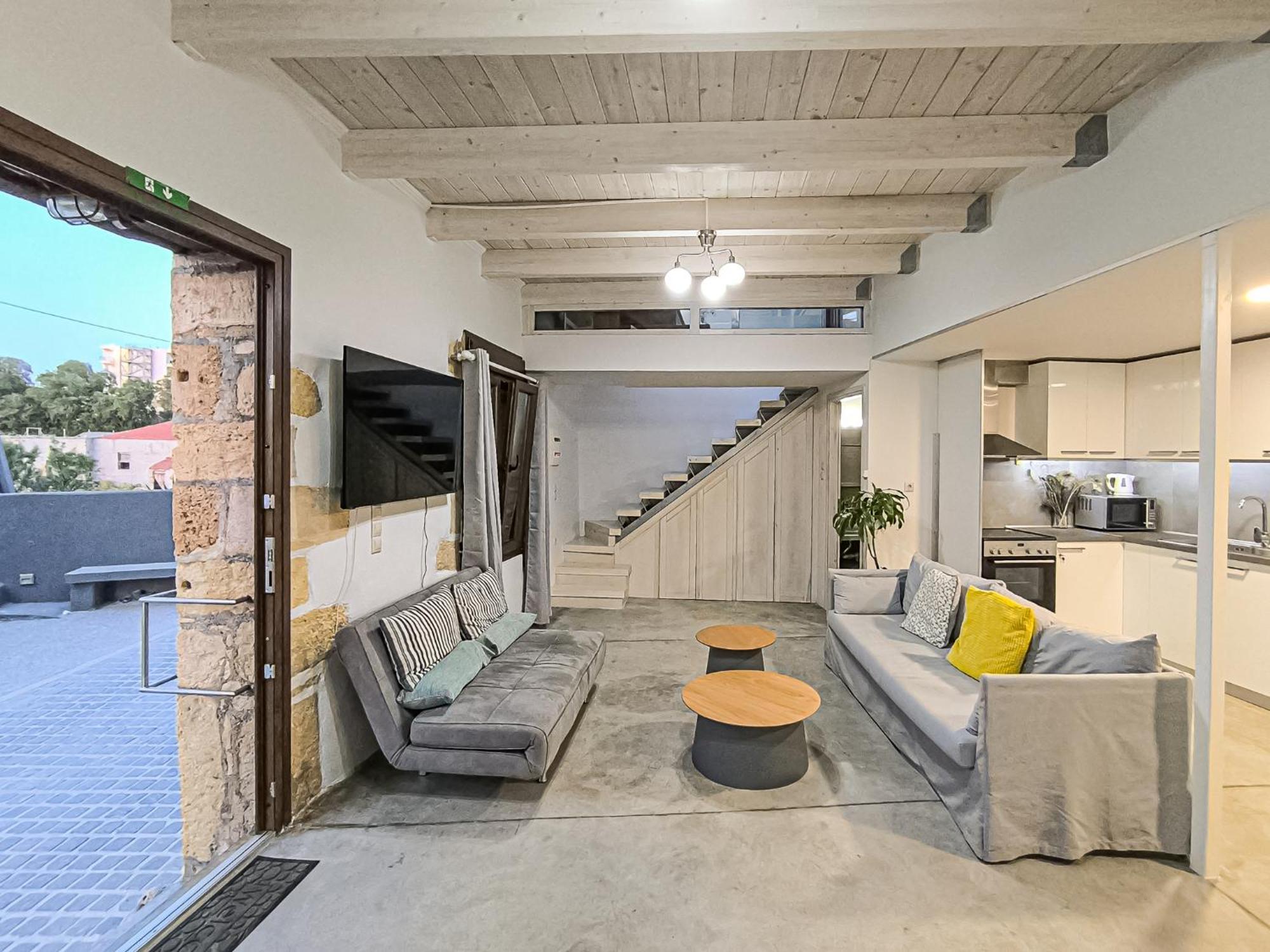Charming Old Tannery House With Spacious Veranda And Stunning Sea View! Khania Eksteriør bilde