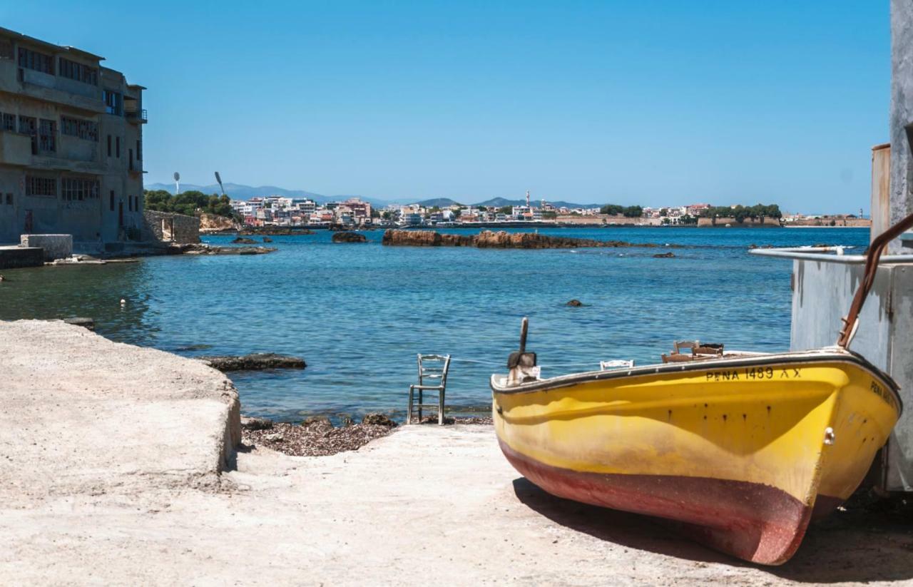 Charming Old Tannery House With Spacious Veranda And Stunning Sea View! Khania Eksteriør bilde